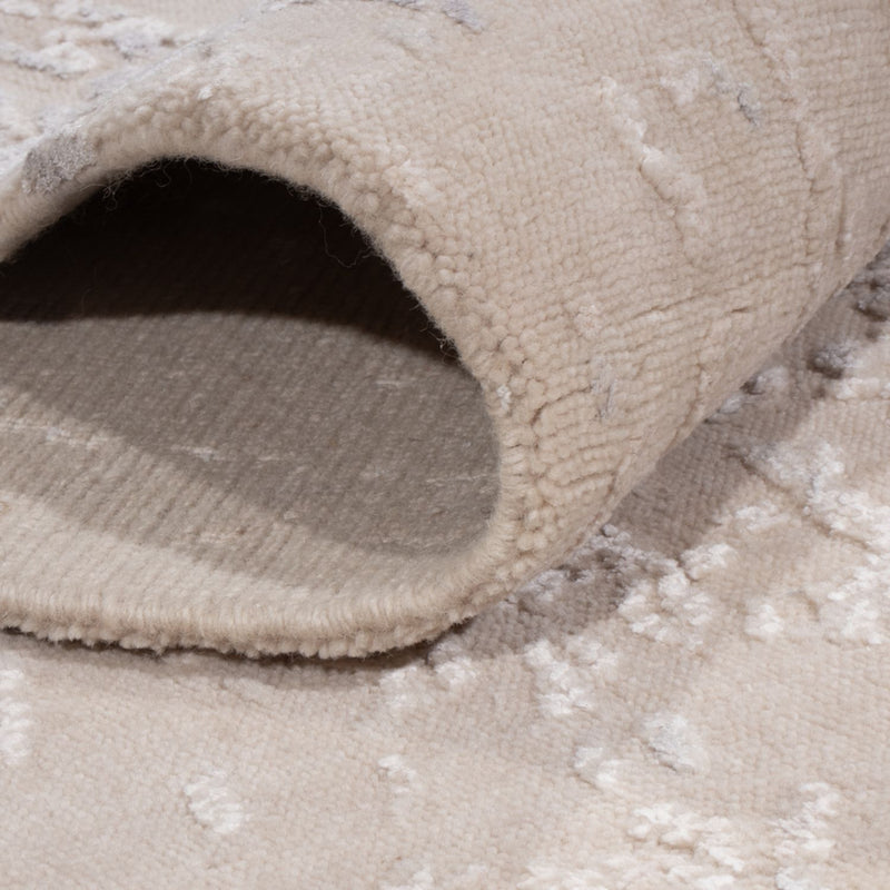 Designermatta - 208 x 151 cm - beige