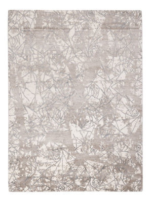 Designermatta - 203 x 152 cm - silver