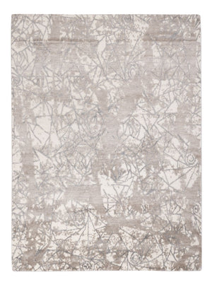 Designermatta - 203 x 152 cm - silver