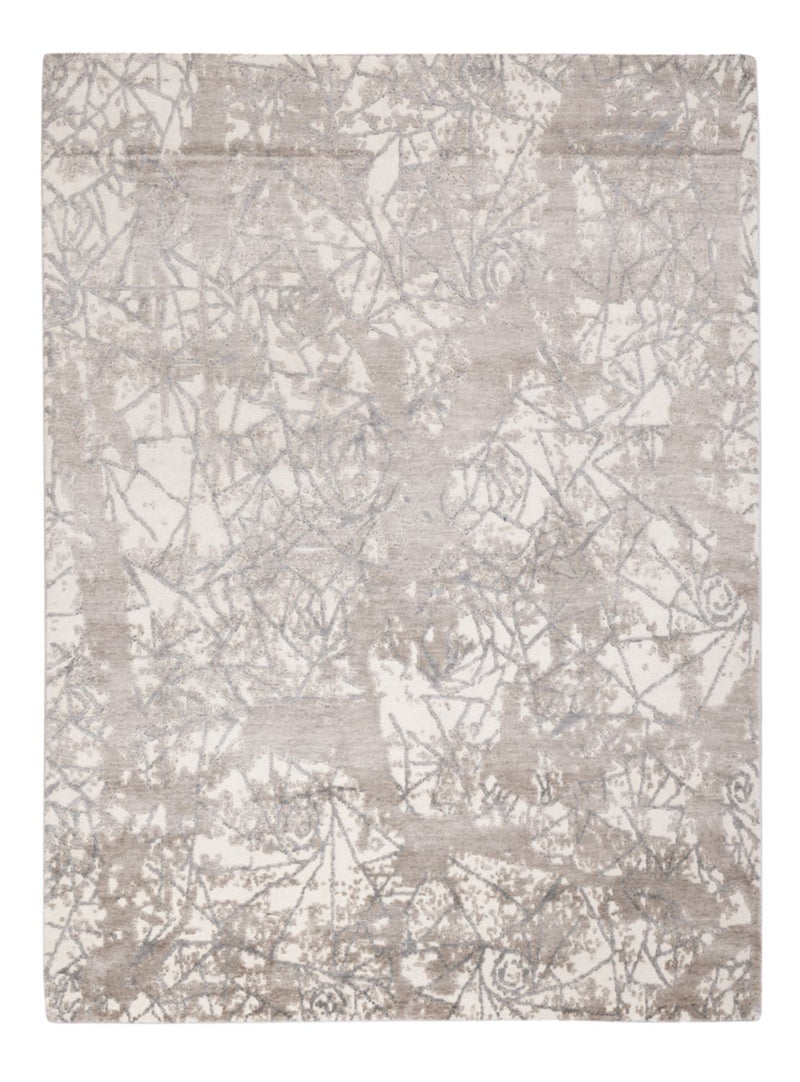 Designermatta - 203 x 152 cm - silver