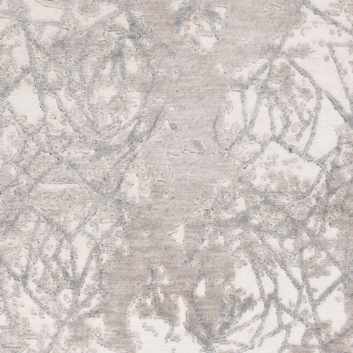 Designermatta - 203 x 152 cm - silver