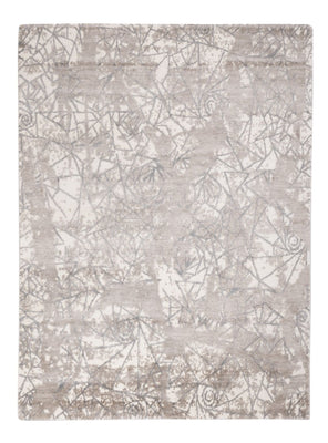 Designermatta - 206 x 154 cm - silver