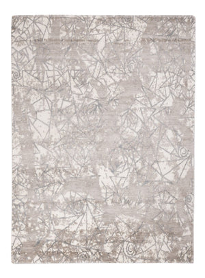 Designermatta - 206 x 154 cm - silver