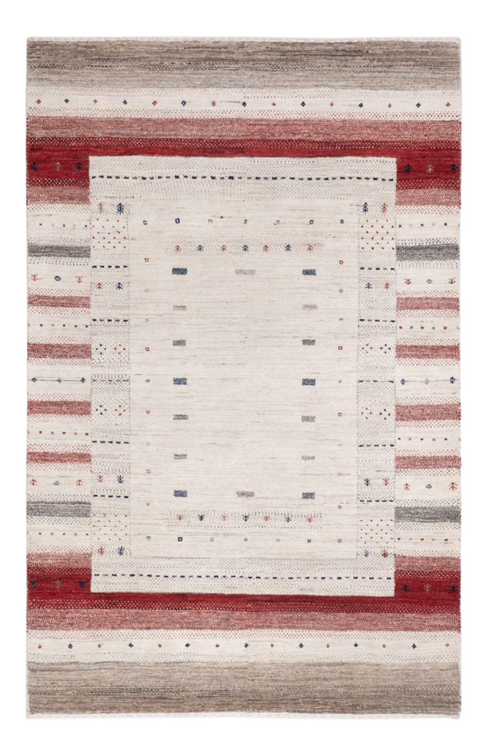 Gabbeh-mattan - Loribaft Indus - 184 x 124 cm - flerfärgad