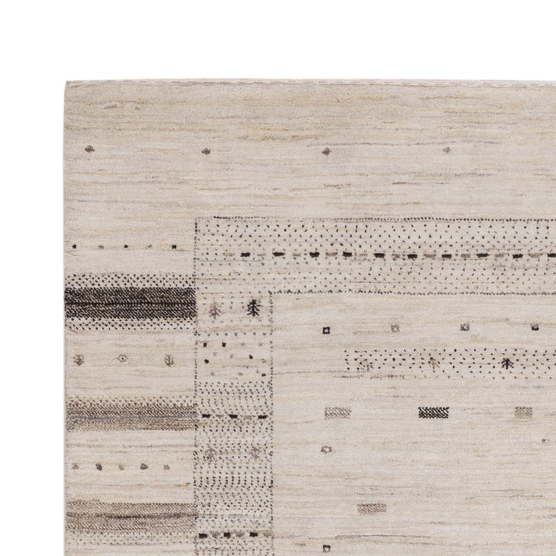 Gabbeh-mattan - Loribaft Indus - 207 x 156 cm - silver