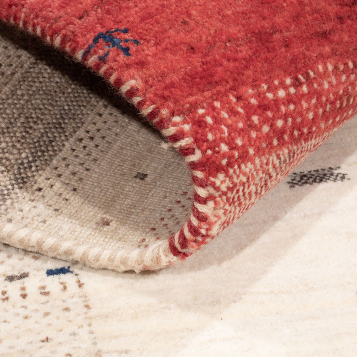 Gabbeh-mattan - Loribaft Indus - 207 x 153 cm - flerfärgad