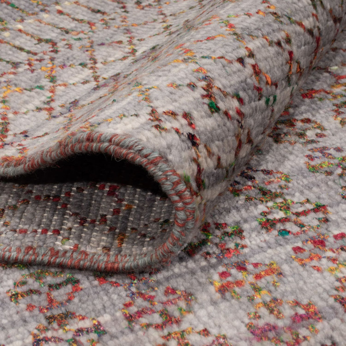 Designermatta - 200 x 150 cm - mörkblå