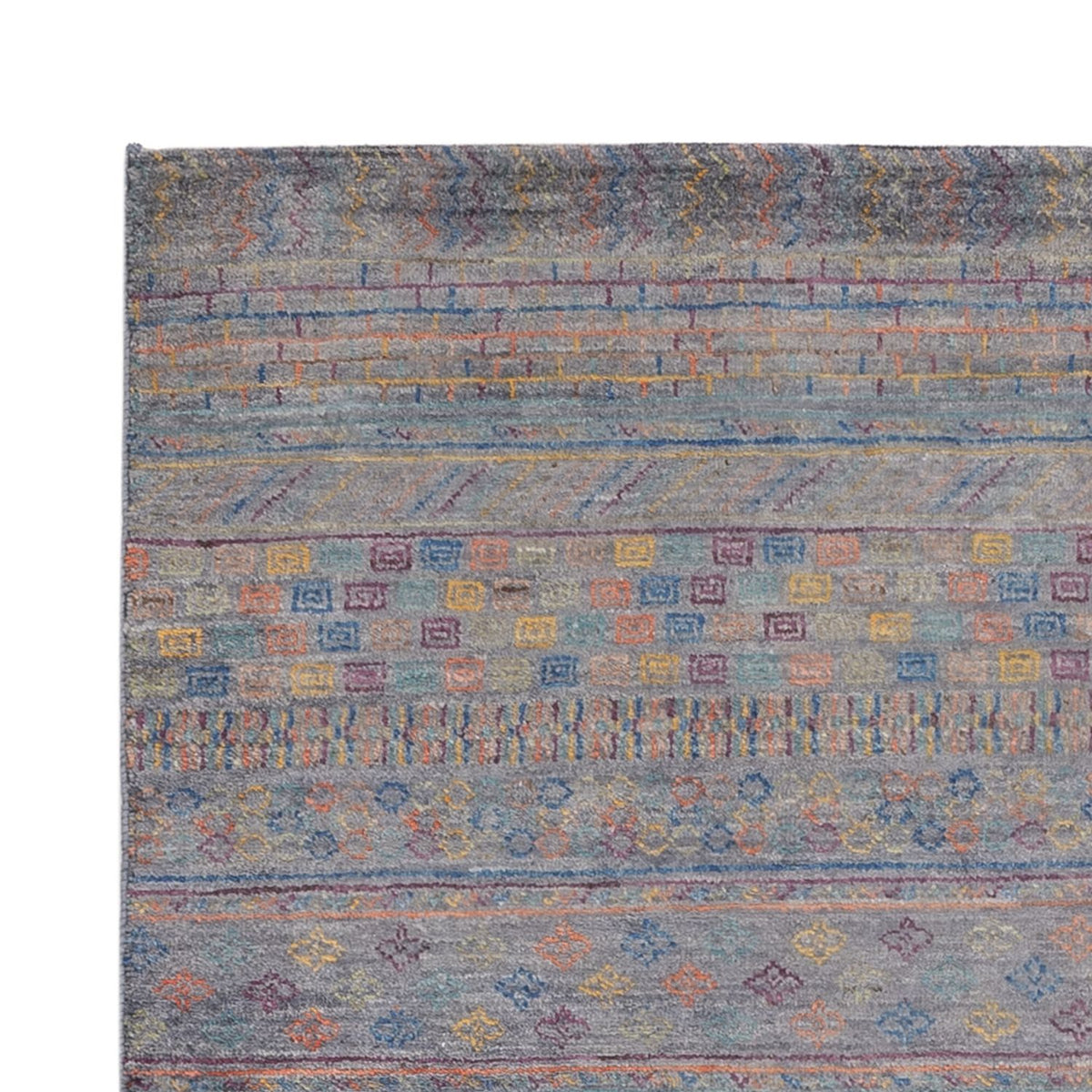 Designermatta - 205 x 152 cm - mörkblå