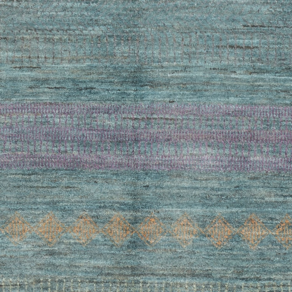 Designermatta - 196 x 152 cm - mörkgrön