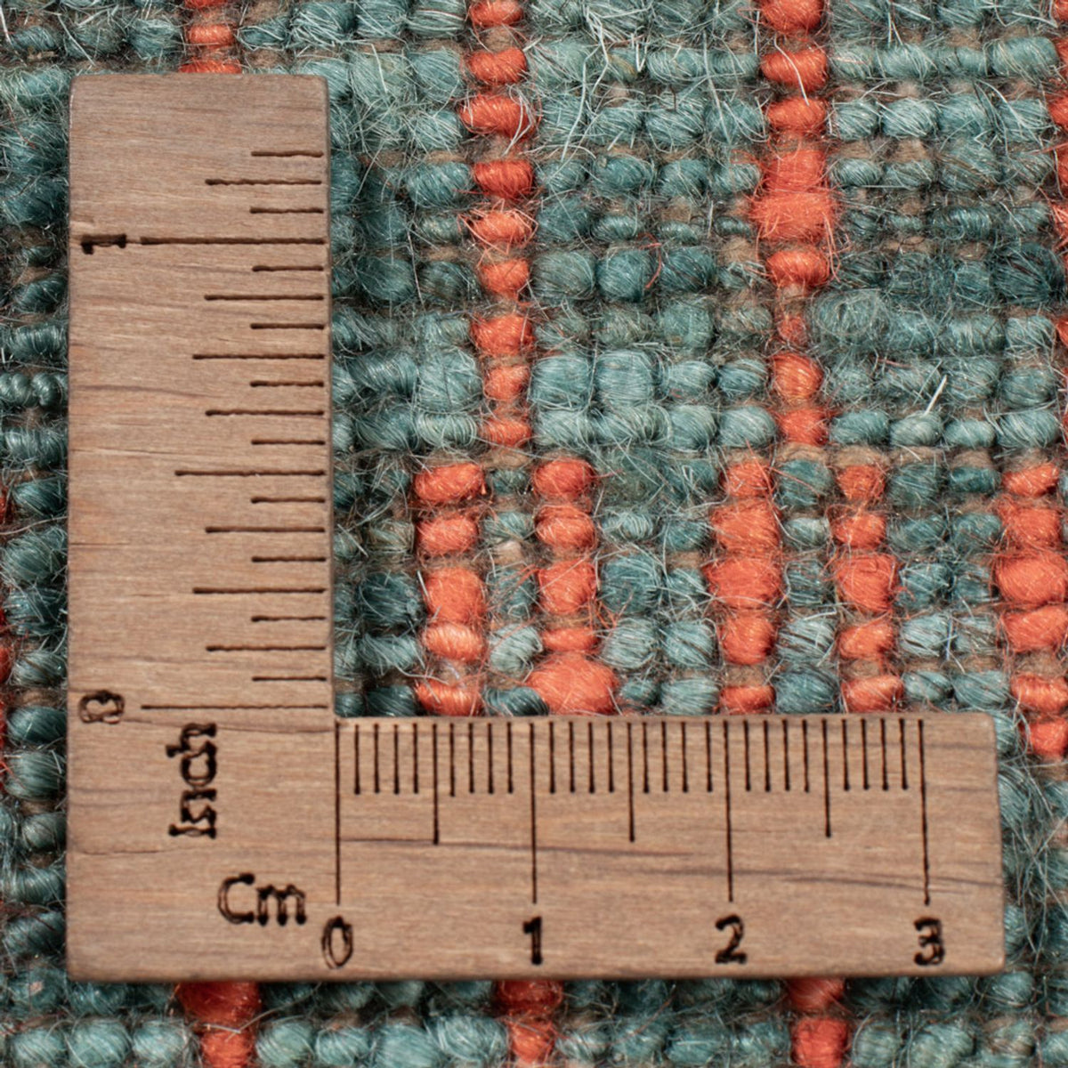 Designermatta - 195 x 154 cm - mörkgrön