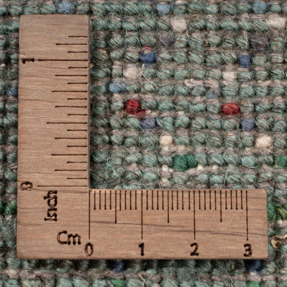 Gabbeh-matta - persisk - 208 x 136 cm - mörkgrön