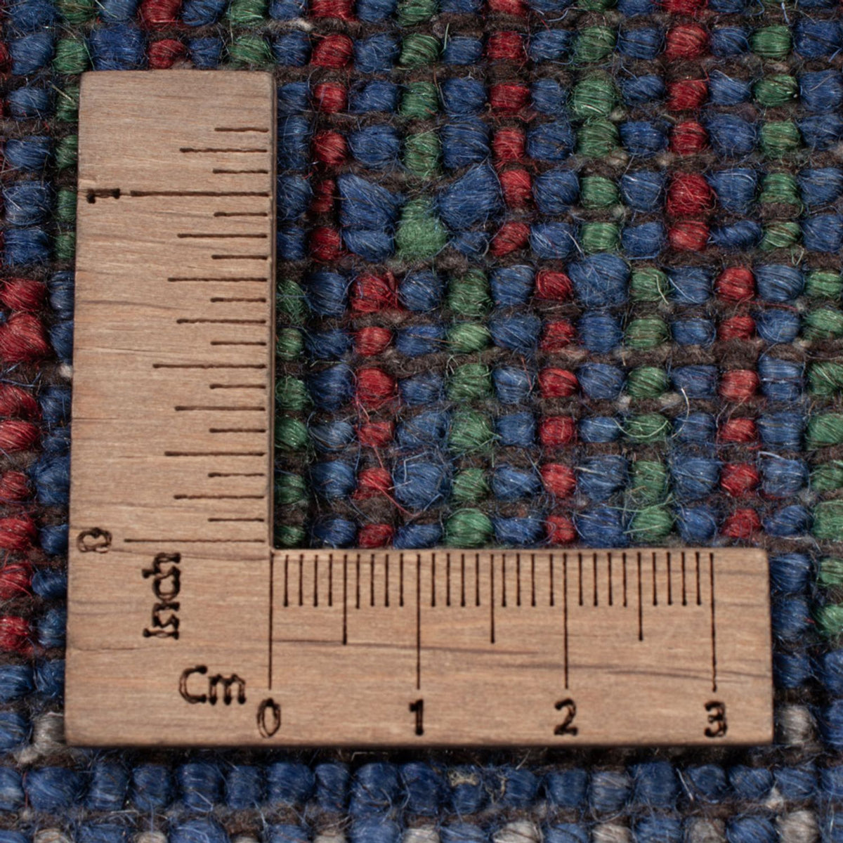 Gabbeh-matta - persisk - 191 x 140 cm - mörkblå