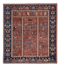 Kelim Carpet - orientalisk matta - Soumak kvadrat  - 205 x 192 cm - rost