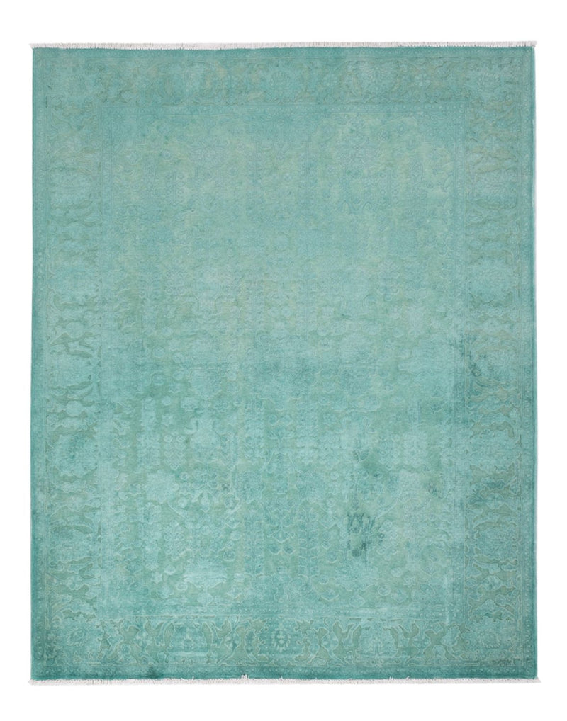 Designermatta - 196 x 156 cm - turkos