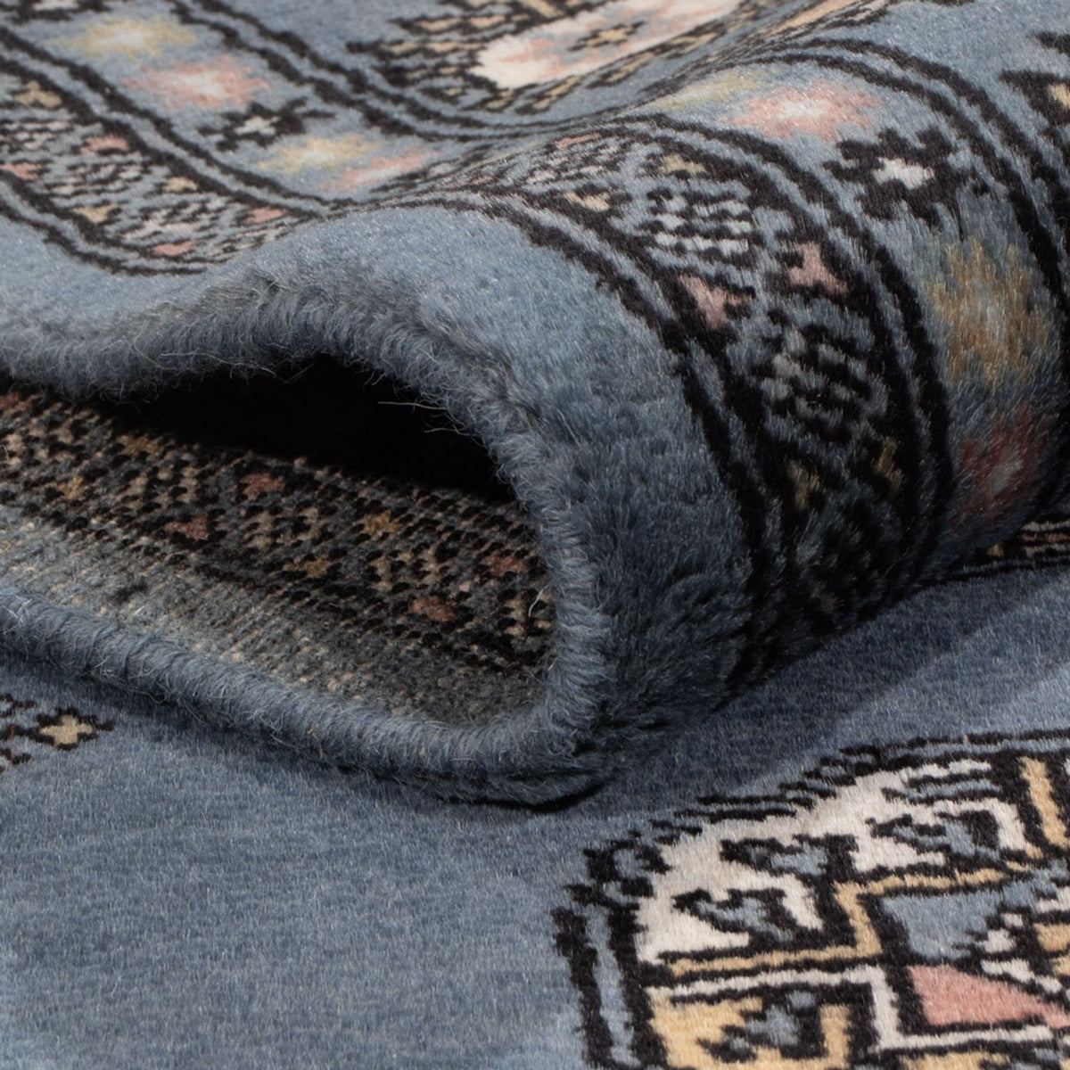 Pakistanska mattan - 198 x 140 cm - blå