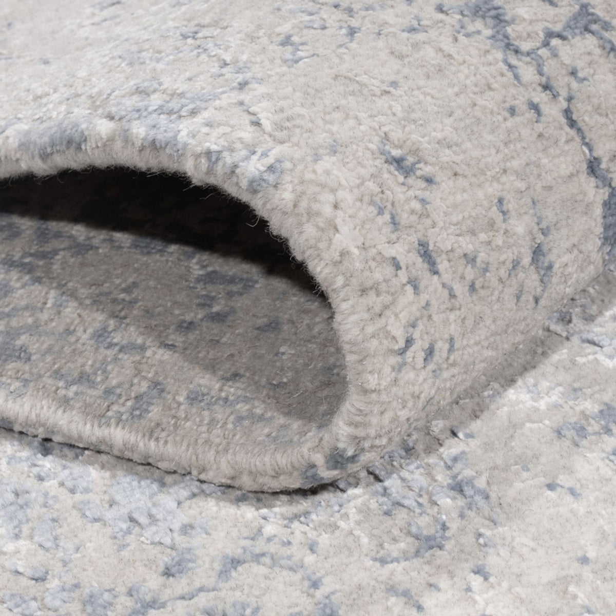 Designermatta - 209 x 142 cm - vit