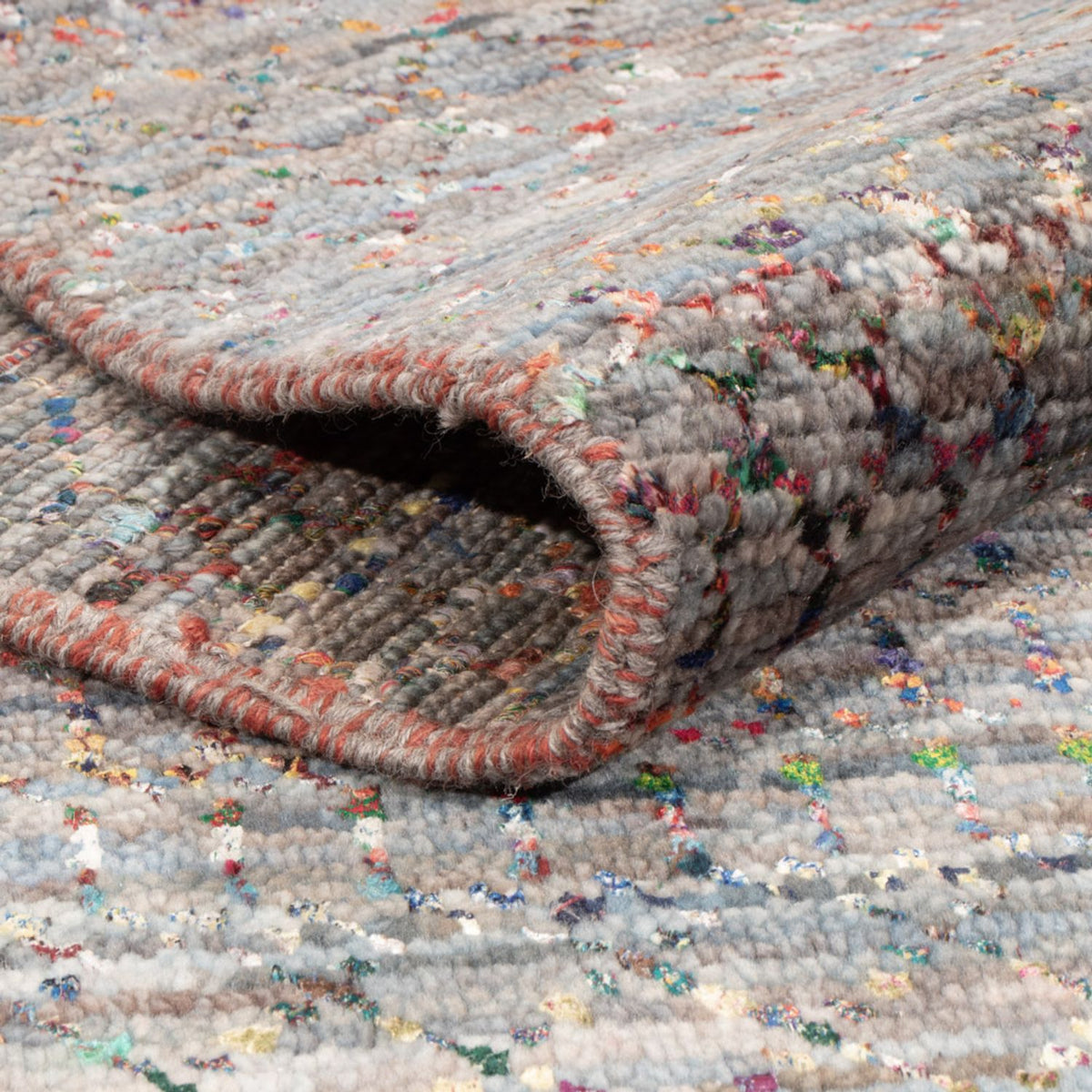 Designermatta - 203 x 154 cm - flerfärgad