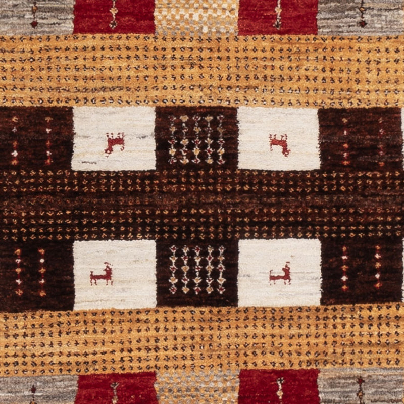 Gabbeh-mattan - Loribaft Indus - 193 x 145 cm - flerfärgad