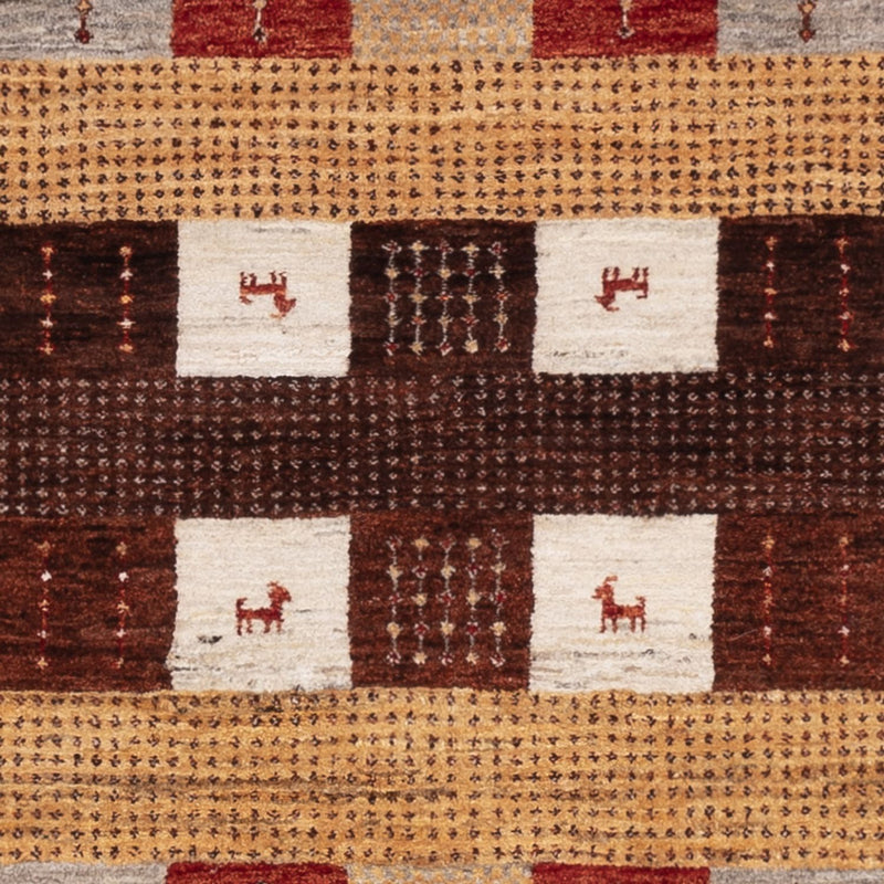 Gabbeh-mattan - Loribaft Indus - 205 x 150 cm - flerfärgad