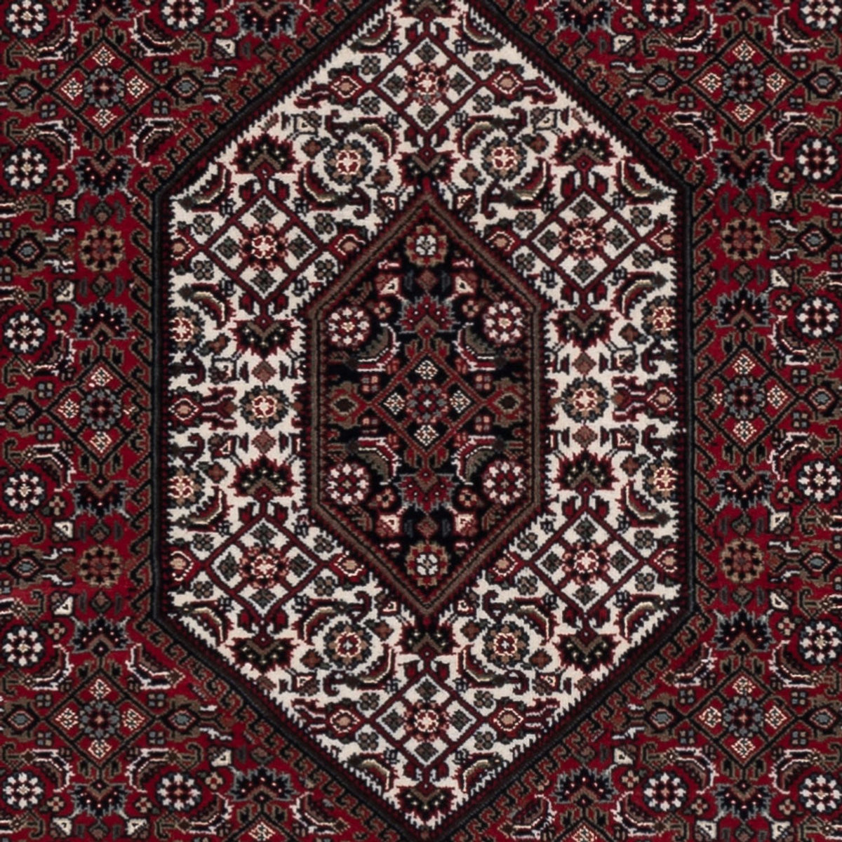 Orientaliska mattor - Bijar - Indus - 204 x 145 cm - mörkbrun