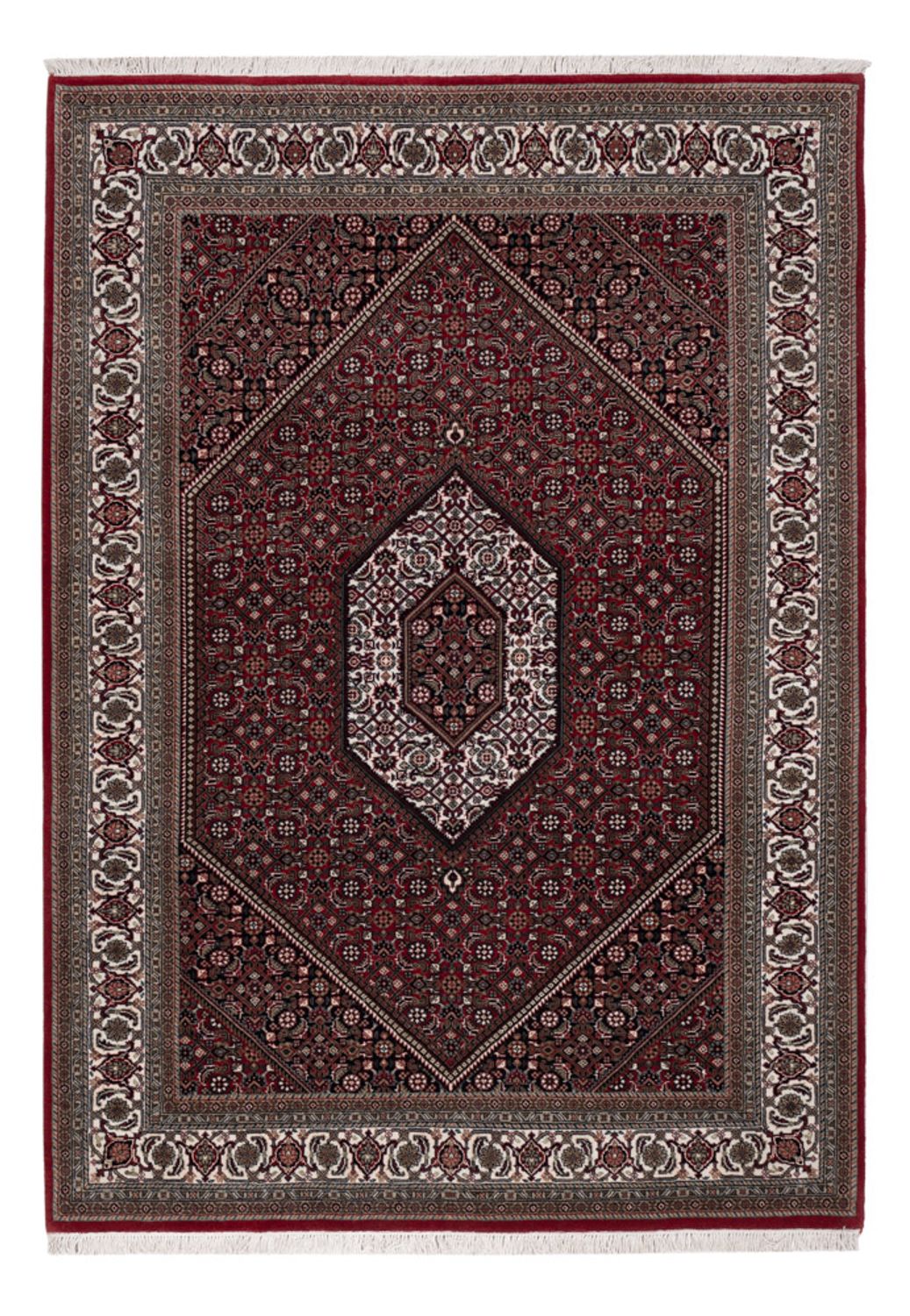 Orientaliska mattor - Bijar - Indus - 202 x 138 cm - mörkbrun