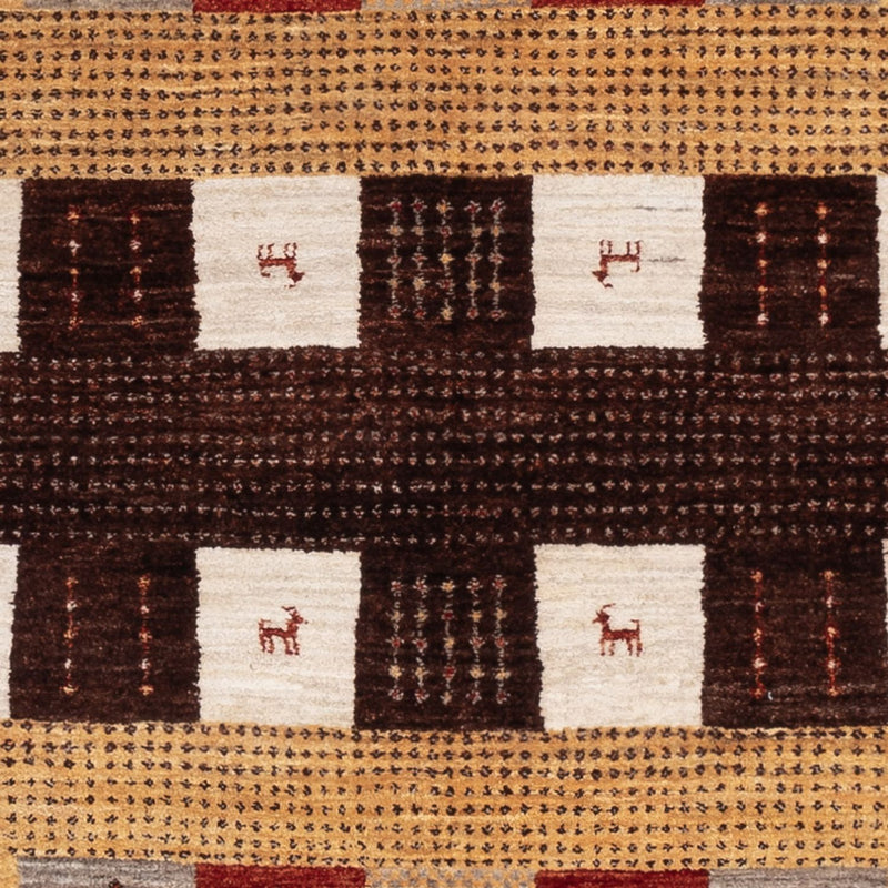 Gabbeh-mattan - Loribaft Indus - 216 x 147 cm - flerfärgad