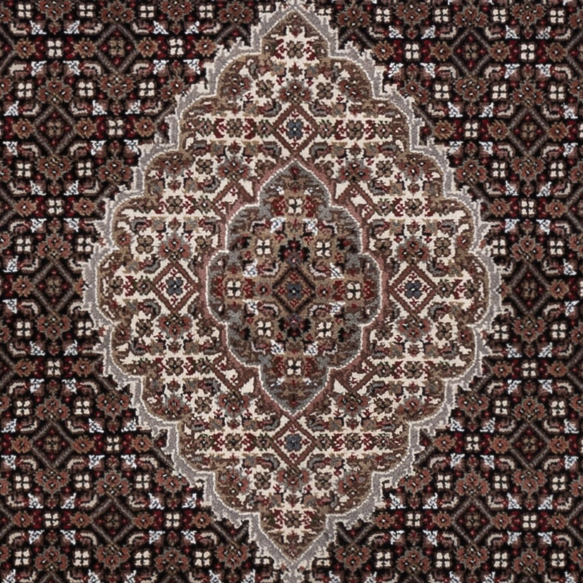Orientaliska mattor - Tabriz - 196 x 141 cm - mörkgrå