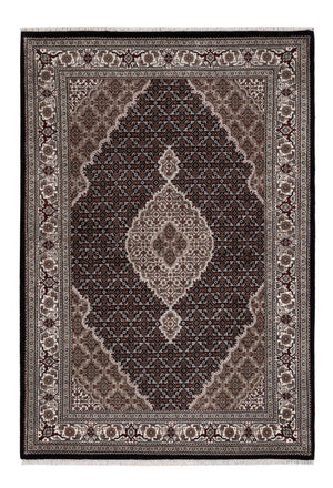 Orientaliska mattor - Tabriz - 204 x 141 cm - mörkgrå