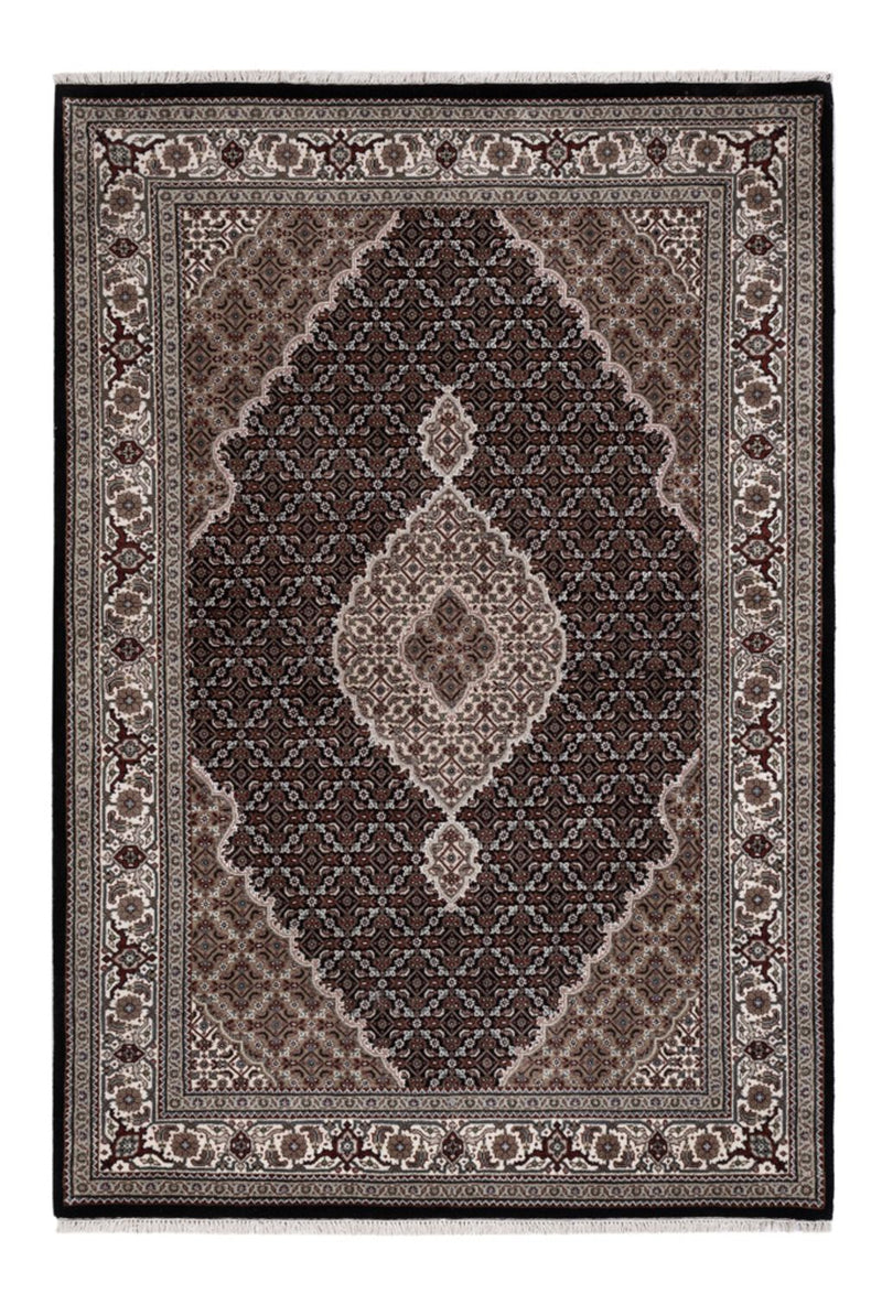 Orientaliska mattor - Tabriz - 204 x 141 cm - mörkgrå