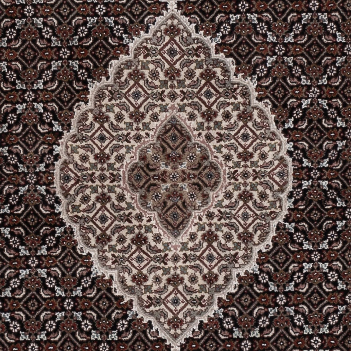 Orientaliska mattor - Tabriz - 204 x 141 cm - mörkgrå