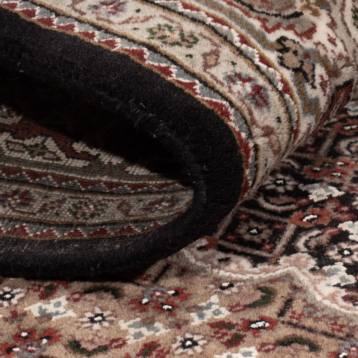 Orientaliska mattor - Tabriz - 204 x 141 cm - mörkgrå