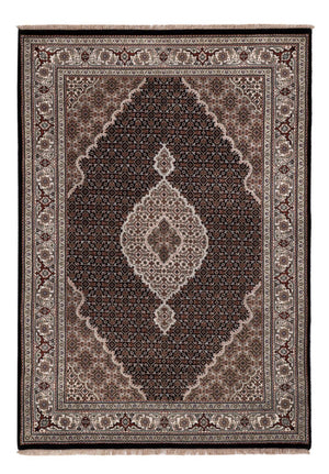 Orientaliska mattor - Tabriz - 204 x 142 cm - mörkgrå