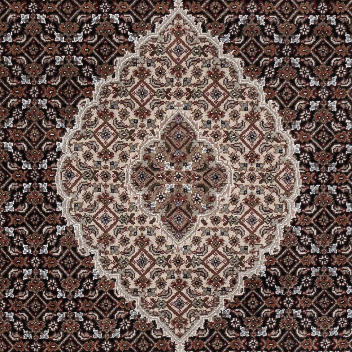 Orientaliska mattor - Tabriz - 205 x 143 cm - mörkgrå