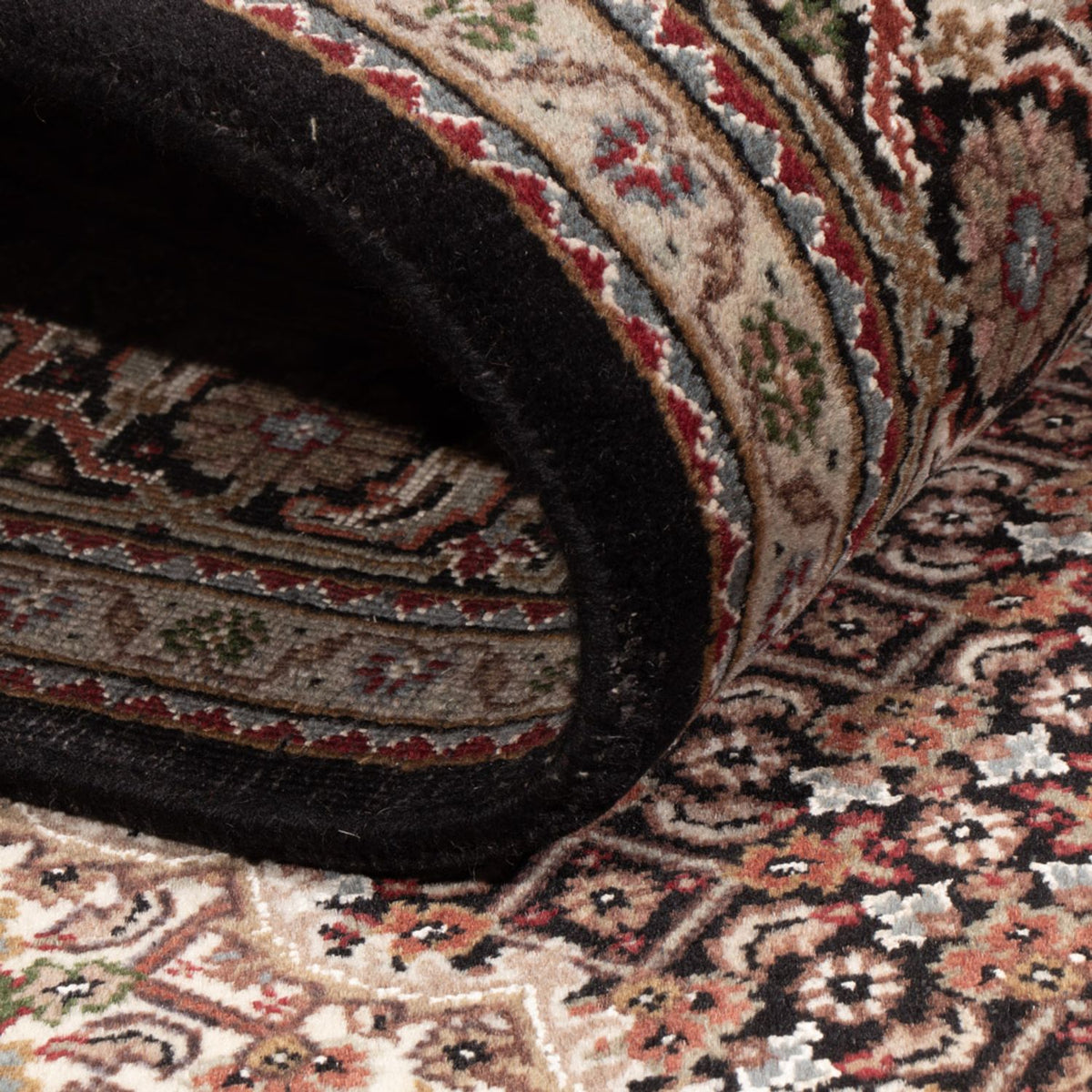 Orientaliska mattor - Tabriz - 205 x 143 cm - mörkgrå