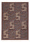 Kelim Carpet - orientalisk matta - Soumak - 215 x 155 cm - mörk beige