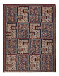 Kelim Carpet - orientalisk matta - Soumak - 209 x 166 cm - mörk beige