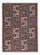 Kelim Carpet - orientalisk matta - Soumak - 214 x 155 cm - mörk beige