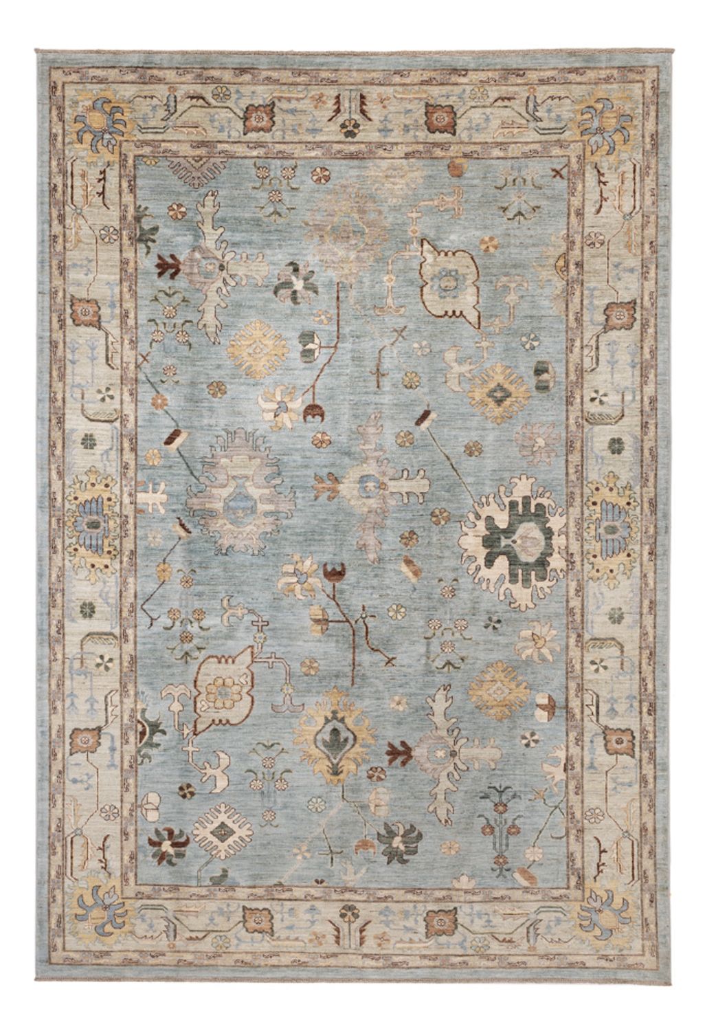 Ziegler Carpet - Usak - 296 x 200 cm - ljusblå