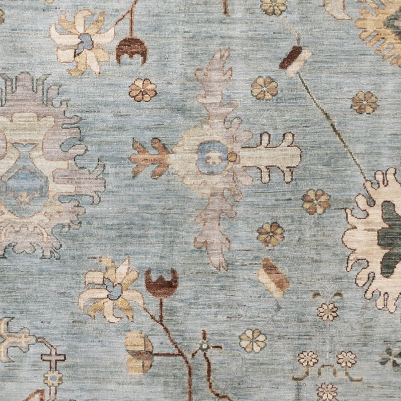 Ziegler Carpet - Usak - 296 x 200 cm - ljusblå