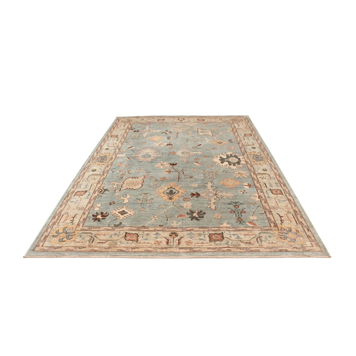 Ziegler Carpet - Usak - 296 x 200 cm - ljusblå