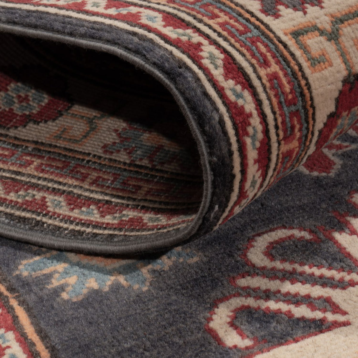 Runner Ziegler Carpet - Kazak - 303 x 80 cm - mörkblå