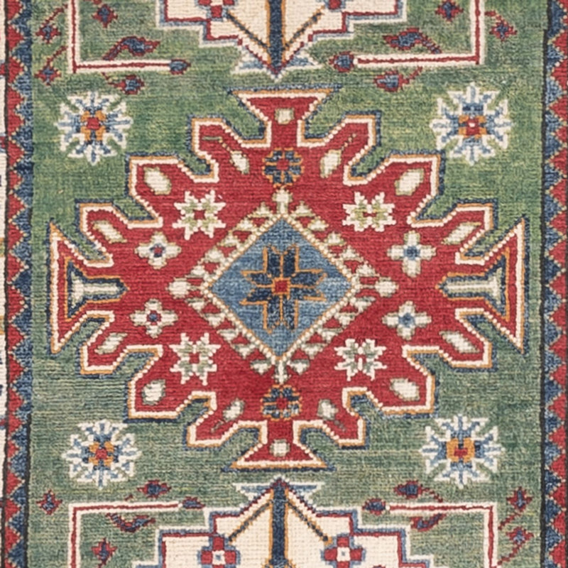 Runner Ziegler Carpet - Kazak - 192 x 83 cm - grön