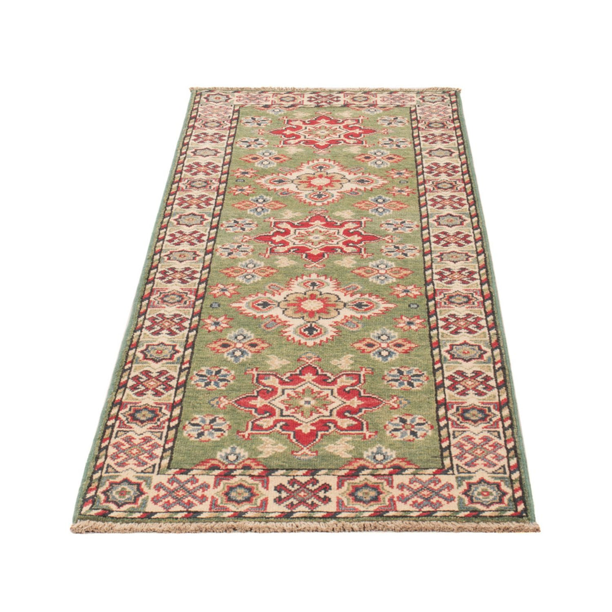 Runner Ziegler Carpet - Kazak - 181 x 64 cm - ljusgrön