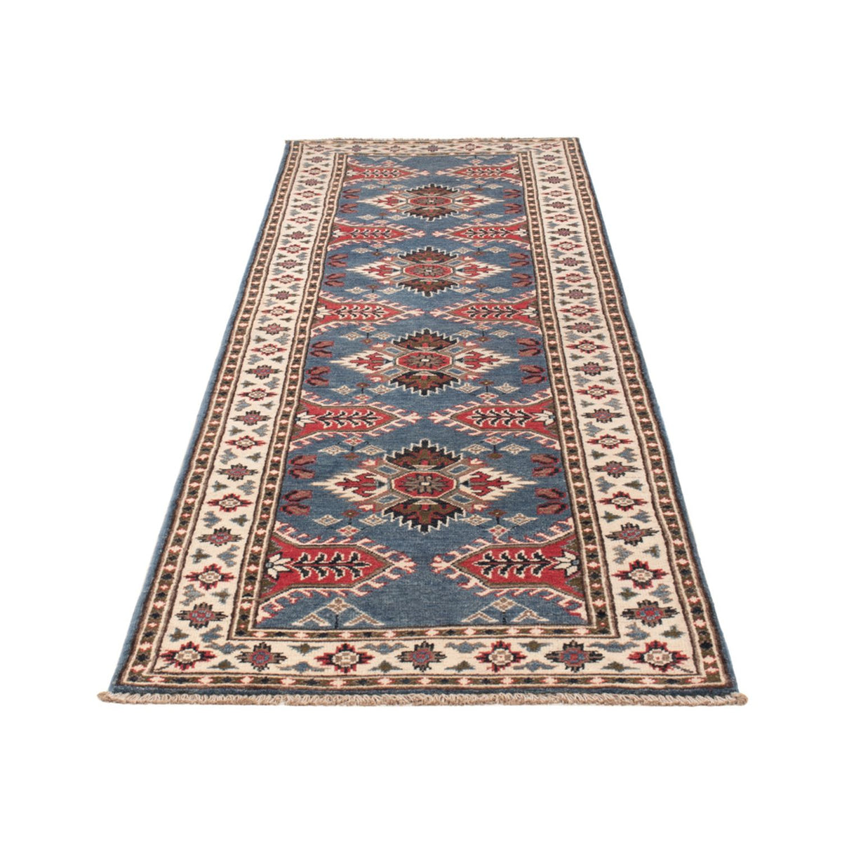 Runner Ziegler Carpet - Kazak - 288 x 82 cm - blå