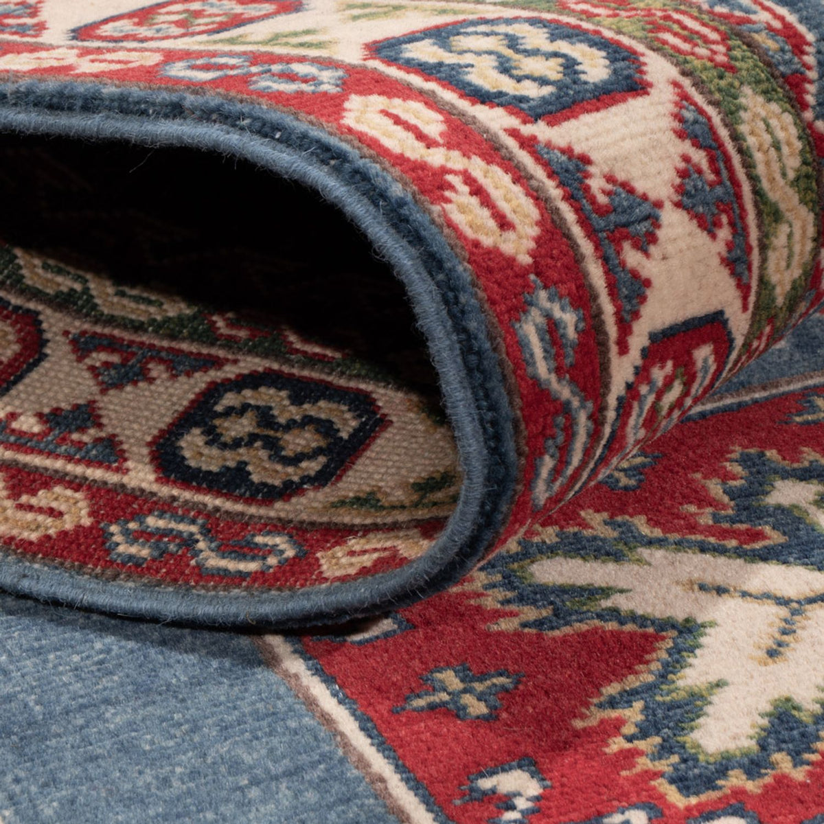 Runner Ziegler Carpet - Kazak - 281 x 80 cm - blå