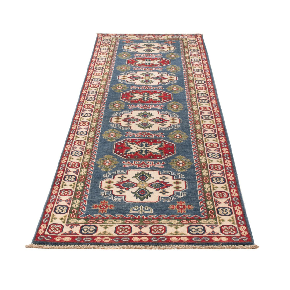 Runner Ziegler Carpet - Kazak - 281 x 80 cm - blå