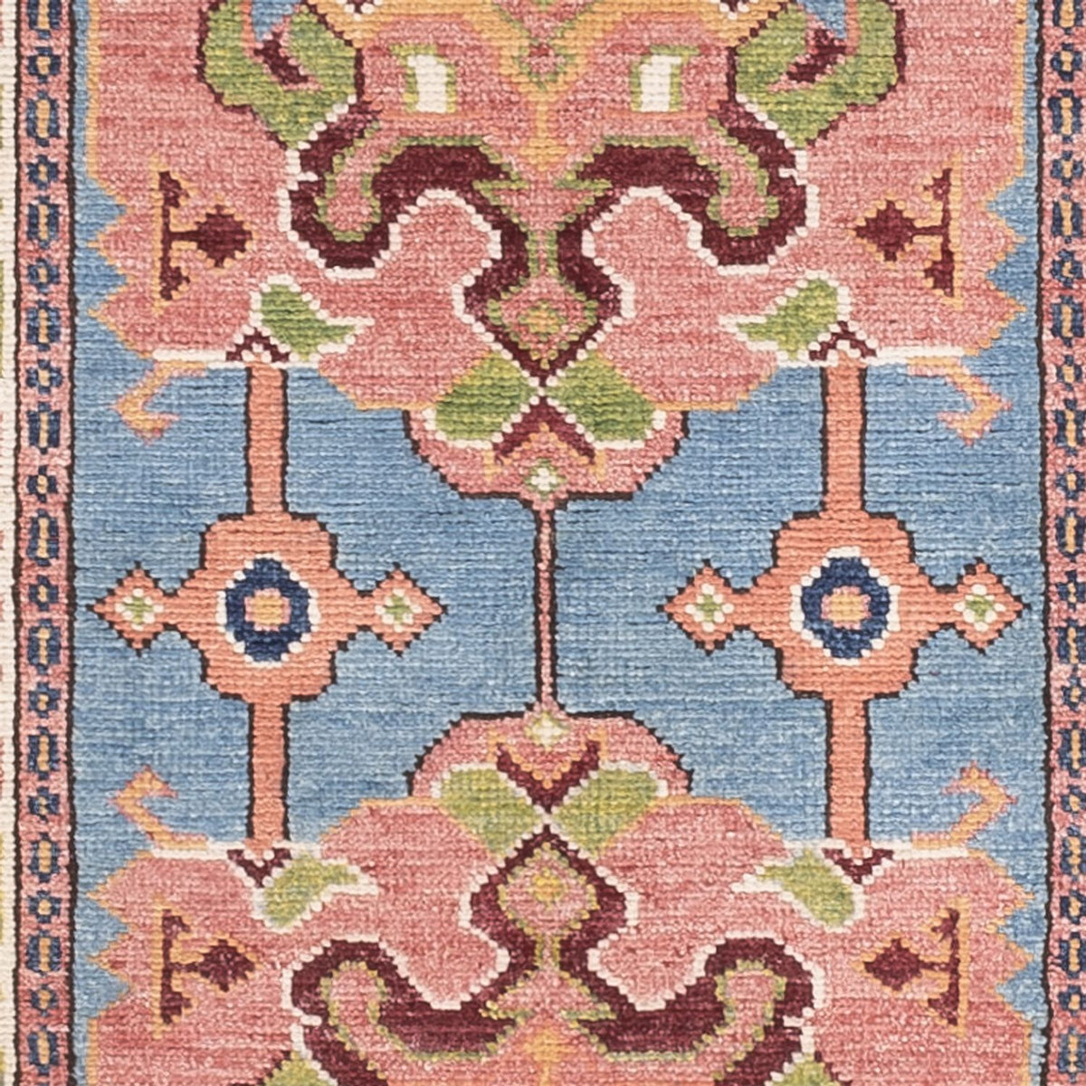 Runner Ziegler Carpet - Kazak - 297 x 76 cm - blå
