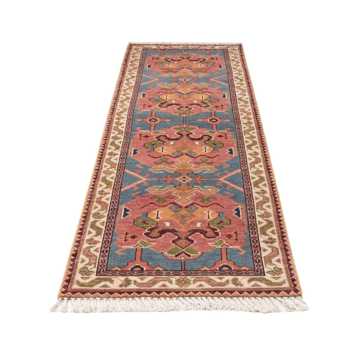 Runner Ziegler Carpet - Kazak - 297 x 76 cm - blå