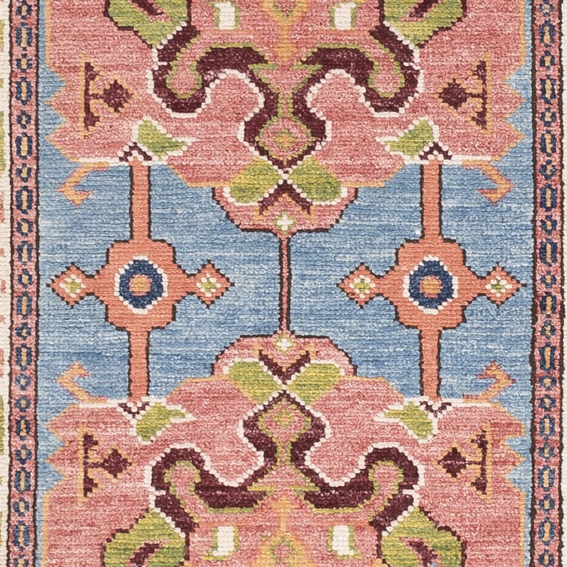 Runner Ziegler Carpet - Kazak - 296 x 79 cm - blå