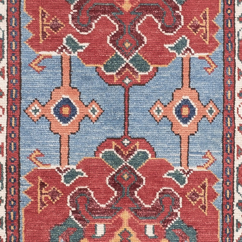Runner Ziegler Carpet - Kazak - 287 x 75 cm - blå